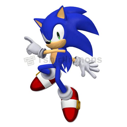 Sonic the Hedgehog T-shirts Iron On Transfers N7967